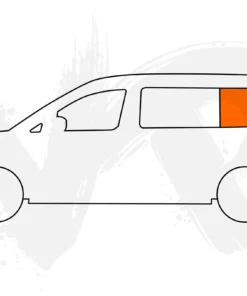 Alternative view of Ford Transit Connect 2022> (LWB L2) Rear Fixed Window In Privacy Tint