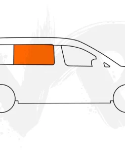 Alternative view of Ford Transit Connect 2022> (LWB L2) Front Fixed Window In Privacy Tint