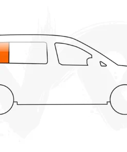 Ford Transit Connect 2022> (SWB L1) O/S Rear Fixed Window In Privacy Tint