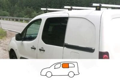 Partner/Berlingo N/S/F Fixed Window in Privacy Tint