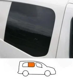 Partner/Berlingo O/S/F Fixed Window in Privacy Tint