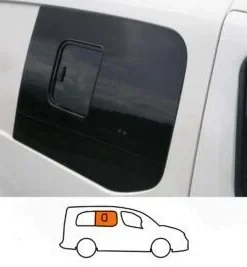 Partner/Berlingo O/S/F Opening Window in Privacy Tint