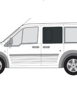 Transit Connect Opening Window in Privacy Tint