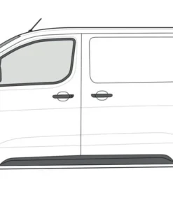Alternative view of Dispatch/Expert/Proace 2016> (MWB) Rear Quarter Window In Privacy Tint