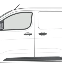 Dispatch/Expert/Proace 2016> (SWB) Rear Quarter Window In Privacy Tint