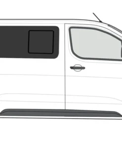 Alternative view of Dispatch/Expert/Proace 2016> (MWB/LWB) Front Opening Window In Privacy Tint
