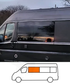 Alternative view of Ducato/Boxer/Relay/Movano (MWB/LWB/XLWB) Front Fixed Window In Privacy Tint