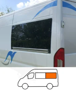 Alternative view of Ducato/Boxer/Relay/Movano (SWB) Rear Fixed Window In Privacy Tint