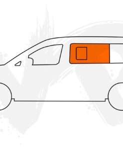 Alternative view of Ford Transit Connect 2022> (LWB L2) Front Opening Window In Privacy Tint