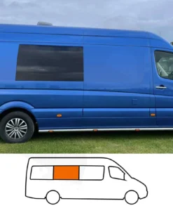 Alternative view of Sprinter/Crafter LWB/XLWB MIDDLE Fixed Window in Privacy Tint