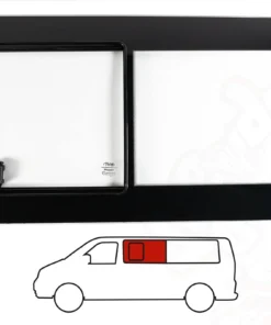 VW T5/T5.1/T6/T6.1 N/S/Front Opening Window In Clear (Nearside)