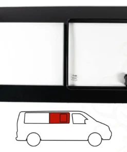 VW T5/T5.1/T6/T6.1 O/S/Front Opening Window In Clear (Offside)