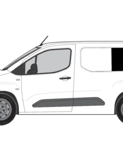 Alternative view of Citroen Berlingo 2019> (SWB) REAR Fixed Window in Privacy Tint