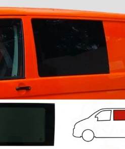 VW T5/T5.1/T6/T6.1 N/S/Front Fixed Window In Privacy Tint (Nearside)