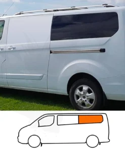 Ford Transit Custom REAR Fixed Window in Privacy Tint (LWB)