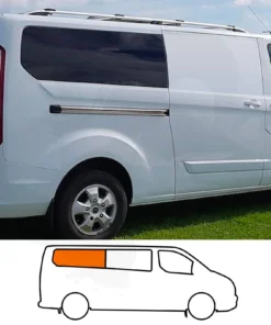 Alternative view of Ford Transit Custom REAR Fixed Window in Privacy Tint (LWB)