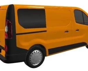 Alternative view of Trafic/Vivaro/NV300 X82 (2014 >) O/S/R (Rear) Fixed Window in Privacy Tint LWB