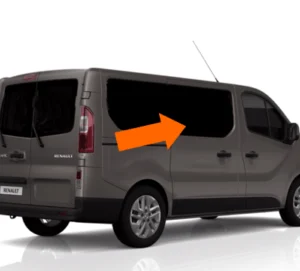 Trafic/Vivaro/NV300 X82 (2014 >) O/S/F Fixed Window in Privacy Tint