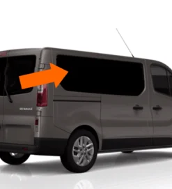 Trafic/Vivaro/NV300 X82 (2014 >) O/S/R (Rear) Fixed Window in Privacy Tint SWB