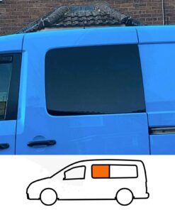 VW Caddy Maxi 2008-2020 fixed window privacy tint