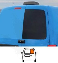 VW Caddy Maxi MK1 08-20 Offside Twin Rear Door Window In Privacy Tint