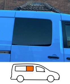 VW Caddy Maxi 2008-2020 fixed window privacy tint